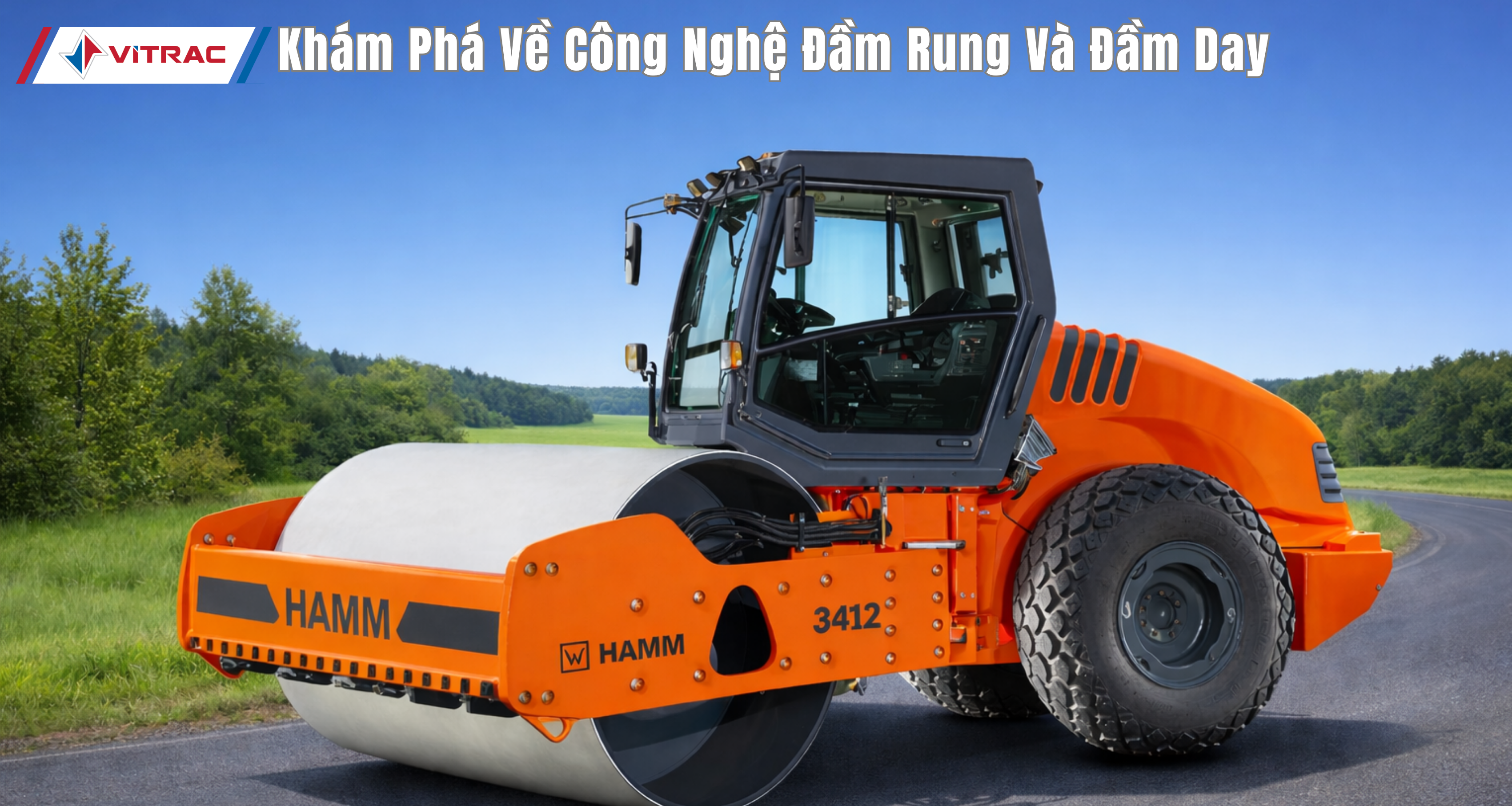 Khám Phá Về Công Nghệ Đầm Rung và Đầm Day trên Xe Lu HAMM